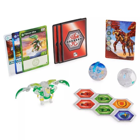 New Bakugan Geogan Rising Diamond Falcron Ultra Starter Pack‎ Diamond Chase - Picture 4 of 4